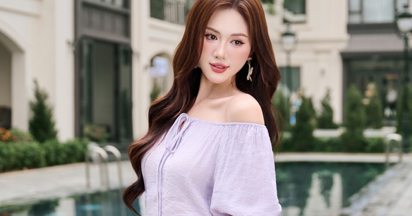Váy trễ vai mềm mại, bí quyết tôn dáng cho bờ vai mảnh mai