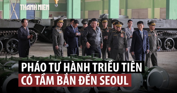 Ông Kim Jong-un thị sát nơi sản xuất pháo tự hành có thể bắn đến Seoul