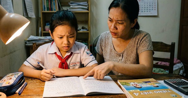 Âu lo việc học thuộc bài mẫu tập làm văn
