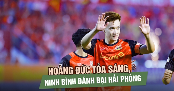 Hoàng Đức tỏa sáng, Ninh Bình đánh bại Hải Phòng để áp sát tốp đầu