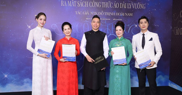 Nhà thiết kế Đỗ Trịnh Hoài Nam ra mắt sách công thức áo dài ly vuông