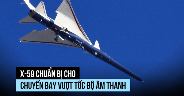 Phi cơ X-59 chuẩn bị vượt tốc độ âm thanh