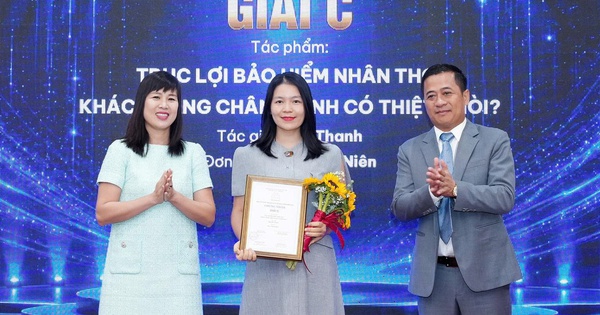 Báo Thanh Niên đoạt giải C giải báo chí về bảo hiểm