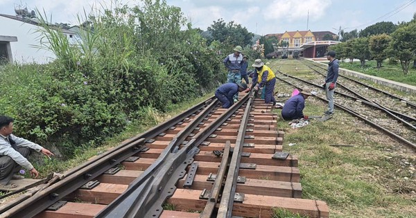 Da Lat-Trai Mat railway and station undergo major repairs after 30 years