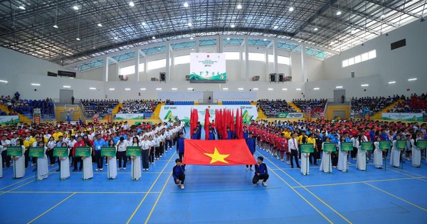 30 đoàn thể thao học sinh tranh tài Giải Thể thao học sinh phổ thông toàn quốc