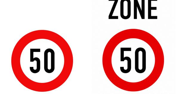 Phân biệt biển báo viền và chữ đỏ, nền trắng khác nhau chữ ‘ZONE’ thế nào?