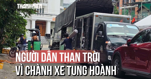 Chành xe lấn chiếm khu dân cư: Công viên thành kho, đường thành bãi đỗ xe