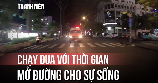 CSGT TP.HCM mở đường cho quả tim hiến tặng trong 'cuộc đua 4 phút'