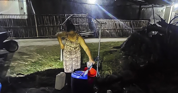 1,400 Households Lack Clean Water in Binh Son: Waking Up All Night for Every Drop of Water