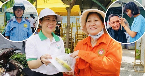 Ho Chi Minh City community program offers free meals and haircuts, doubling residents' joy