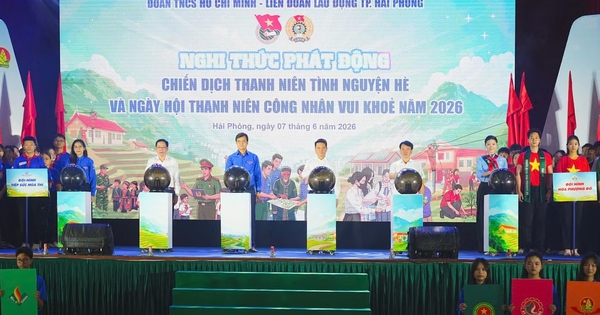 Hải Phòng ra quân chiến dịch thanh niên tình nguyện hè 2026