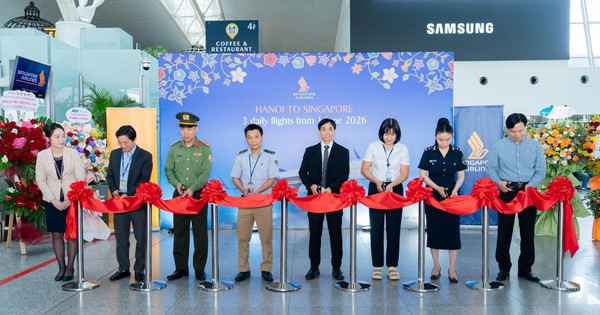 Singapore Airlines bổ sung chuyến bay thứ ba mỗi ngày giữa H