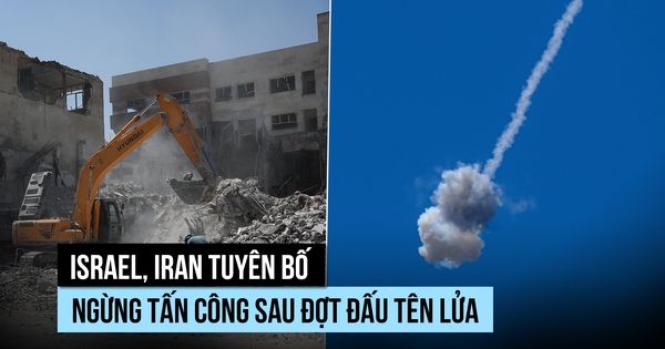 Israel, Iran tuyên bố ngừng tấn công sau đợt đấu tên lửa