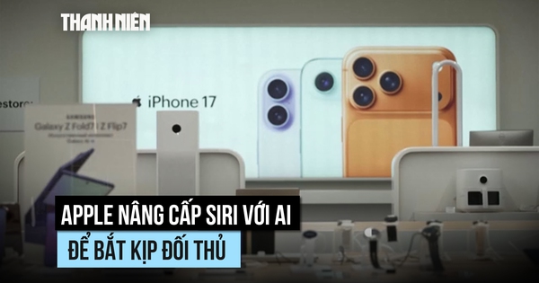 Apple nâng cấp Siri với AI để bắt kịp đối thủ