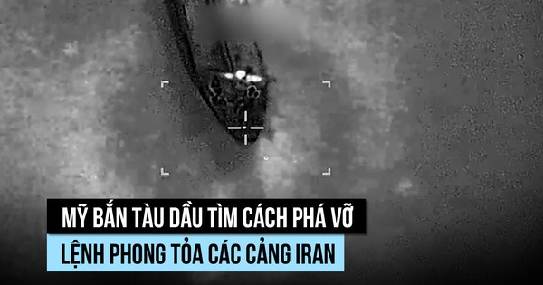 Mỹ bắn tàu dầu muốn vượt phong tỏa vào cảng Iran