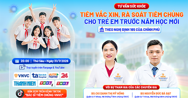 Tư vấn sức khoẻ: Rà soát, tiêm chủng đầy đủ cho trẻ em trước năm học mới