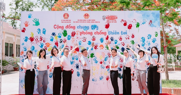 Acecook Việt Nam chung tay xây dựng cộng đồng chủ động trước thiên tai