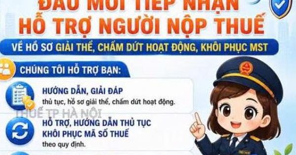 Hà Nội công khai 76 đầu mối hỗ trợ đóng, khôi phục mã số thuế