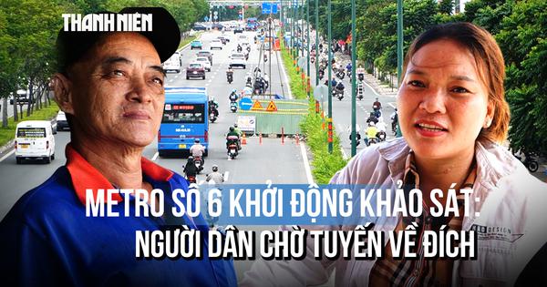 Bắt đầu khoan khảo sát metro số 6: Người dân chờ ngày đến sân bay bằng metro