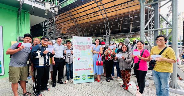 Xe buýt miễn phí ở TP.HCM còn được bốc thăm trúng thưởng, nhiều người tiếc vì… hụt