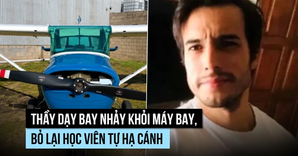 Thầy dạy lái nhảy khỏi máy bay, học viên tự hạ cánh