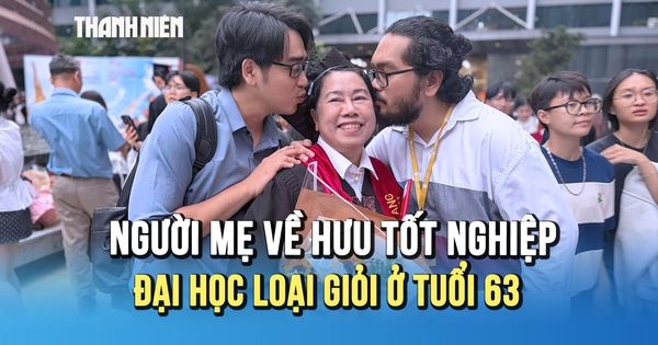 Tốt nghiệp loại giỏi ở tuổi 63: Hành trình học tập không ngừng của người mẹ về hưu