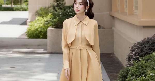 Váy sơ mi cổ đức 'tái sinh' vẻ ngoài thanh lịch, chuyên nghiệp