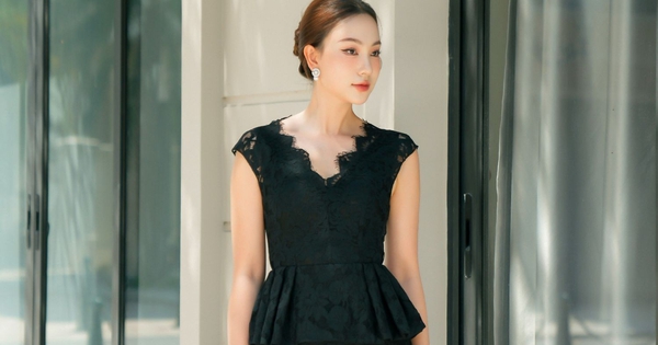 Diện váy ren tạo nét quyến rũ vừa đủ cho mọi bữa tiệc