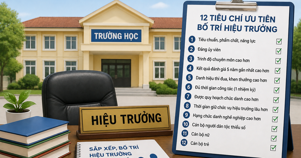 Quảng Trị công bố 12 tiêu chí ưu tiên khi sắp xếp hiệu trưởng trường học
