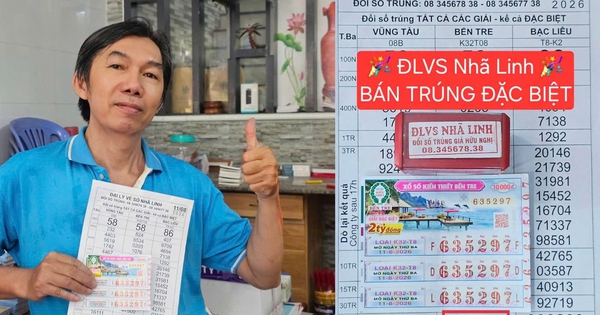 Vợ chồng ở TP.HCM trúng độc đắc 6 tỉ xổ số miền Nam, đưa con giữ tiền