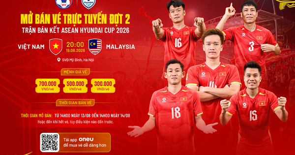 Sốt vé bán kết Việt Nam vs Malaysia: Hết sạch vé 1 triệu đồng, mở bán đợt 2 giá bao nhiêu?