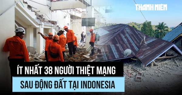 Ít nhất 38 người thiệt mạng sau động đất mạnh 7,7 độ tại Indonesia