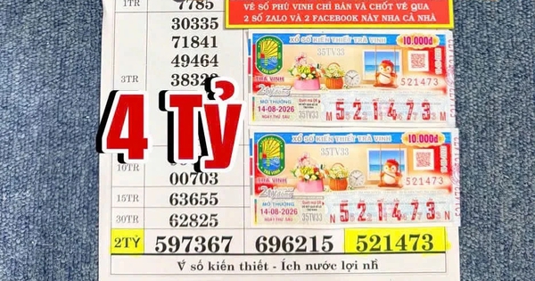 Đi đám cưới mua 2 tờ vé số, trúng độc đắc 4 tỉ xổ số miền Nam