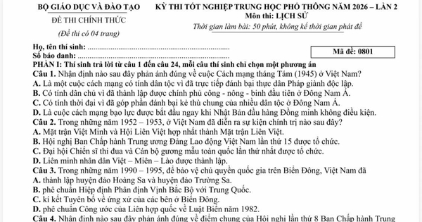 Giáo viên so sánh đề thi tốt nghiệp chính thức với đề thi lại ở Tuyên Quang