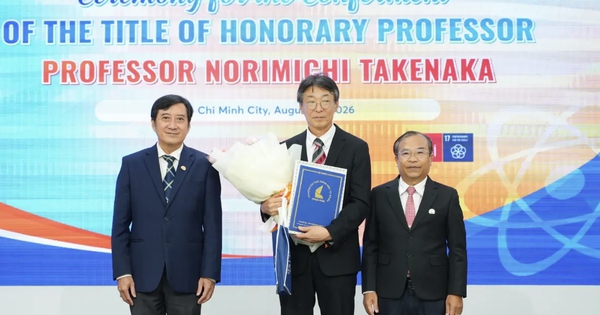 Trường đại học Việt Nam phong tặng giáo sư danh dự cho nhà khoa học Nhật Bản