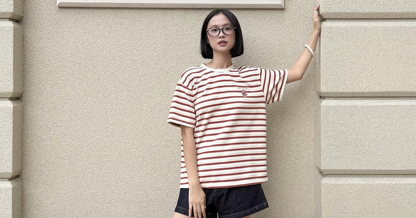 Áo kẻ ngang quen thuộc trở thành tâm điểm của giới trẻ