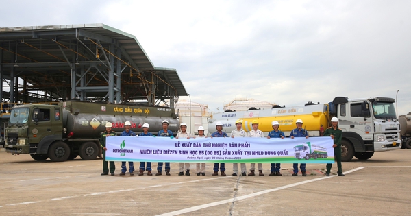 BSR xuất bán lô Diesel sinh học B5 đầu tiên từ NMLD Dung Quất