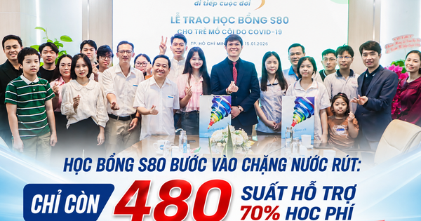 Học bổng S80 bước vào chặng nước rút: Chỉ còn 480 suất hỗ trợ 70% học phí