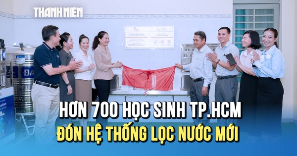 'Nước sạch cho em - Vì những mầm xanh cần được nuôi dưỡng': Hơn 700 học sinh TP.HCM đón hệ thống lọc nước mới