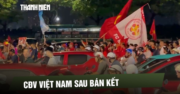 CĐV Hà Nội xuống đường mừng đội tuyển Việt Nam vào chung kết ASEAN Cup 2026