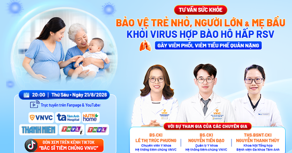 Bảo vệ trẻ nhỏ, người lớn & mẹ bầu khỏi vi rút hợp bào hô hấp RSV