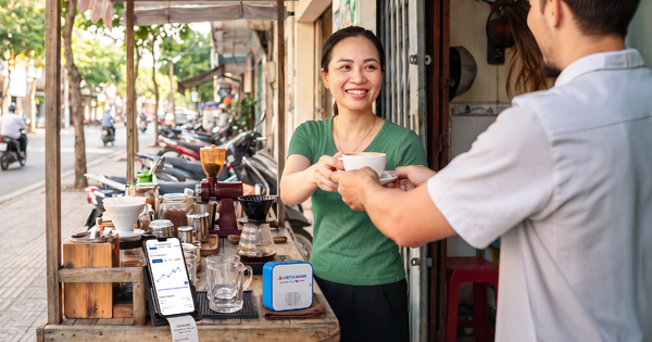 VNPAY trang bị loa thông báo giao dịch, giúp hộ kinh doanh giảm chi phí chuyển đổi số