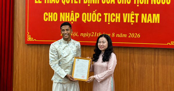 Trung vệ Nguyễn Adou Leygley Minh có quốc tịch Việt Nam: 'Tôi khao khát cống hiến'