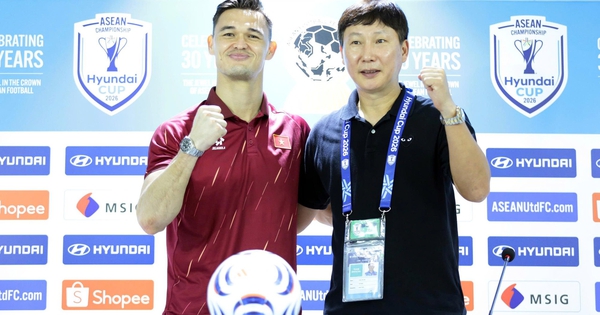 HLV Kim Sang-sik nói vui mà… thật: 'Messi hay Ronaldo cũng khó ghi bàn vào lưới Lê Giang Patrik'