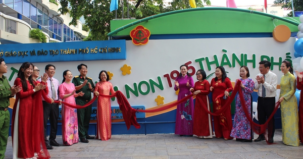 Trường mầm non 45 năm tuổi ở TP.HCM nhận tin vui