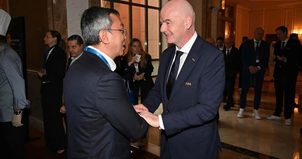 Chủ tịch FIFA có mặt ở Hà Nội trưa 26.8, lưu trú tại khách sạn sang trọng phố Lý Thái Tổ