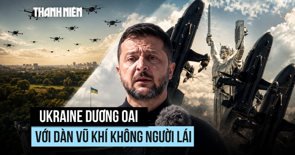 Ukraine dương oai với dàn vũ khí không người lái