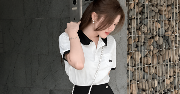 Ghi điểm năng động nhờ bộ đôi áo polo cùng chân váy tennis