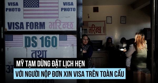 Mỹ tạm dừng xử lý hồ sơ xin visa trên toàn cầu