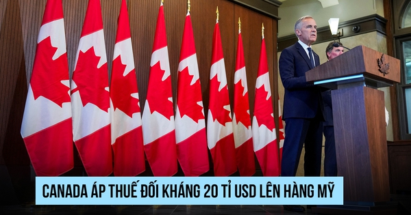 Canada áp thuế 'đáp trả từng đồng' lên hàng Mỹ sau quyết định của ông Trump